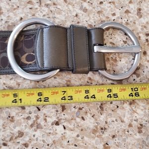 Authentic Coach belt Green and Brown